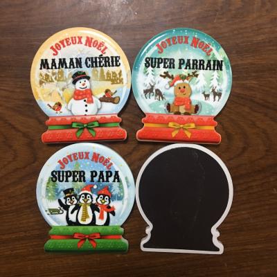 China Factory Christmas Fridge Sticker with Magnet Note Sticker Personalization for sale