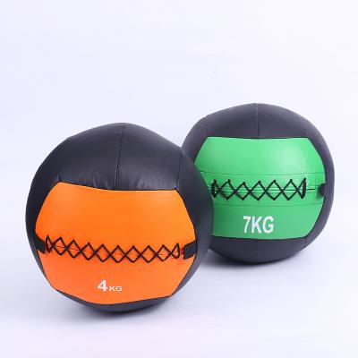 China Wall Mounted Fitness Gym Display Rack New Arrival PU Ball Wall Mounted Ball for sale