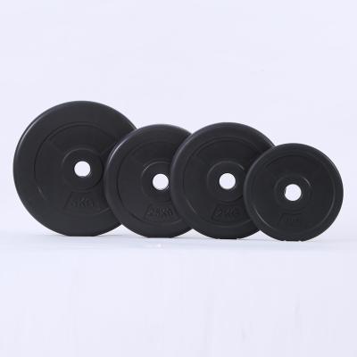 China Universal Professional Factory Steel Iron Plated Round Dumbbell Weight Plate Weight Dumbbell for sale