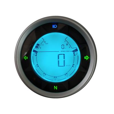 China Motorcycle Big Quality Round Tachometer Digital Tachometer For SS530 Motorcycle for sale