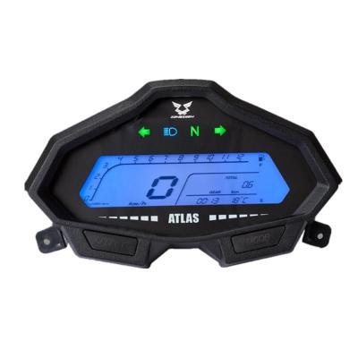 China ABS ATLAS Motorcycle Meter Digital Tachometer Odometer for sale