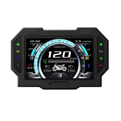 China Motorcycle 7 Inch TFT LCD EV Luxury Motorbike Tachometer Tachometer For Motorcycles Meter for sale