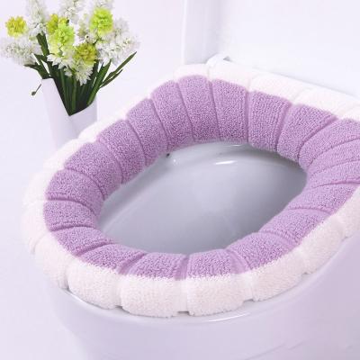 China Viable Hot Soft Washable Toilet Seat Cover Mat Set For Home Decor Closestool Mat Seat Case Toilet Lid Accessories for sale