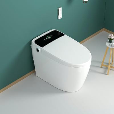 China Automatic Operation European Design Automatic Ceramic Bathroom WC One Piece Bidet Intelligent Smart Toilet for sale