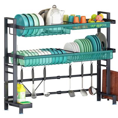 China Viable Chinese Suppliers Universal Rolled Dish Drying Rack Display Stand Kitchen Vegetable Dish Rack for sale