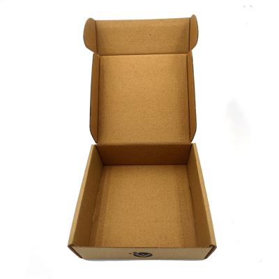 China Direct factory cheap price custom logo eco friendly packaging brown craft shipping boxes for sale