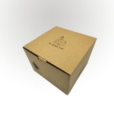 Κίνα Environmentally Friendly Craft Paper Material Brown Shipping Craft Gift Box With Customized Service προς πώληση