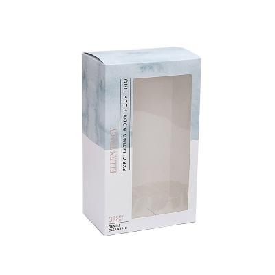 China Custom Printed Pvc Window Skylight Luxury Cosmetic Packaging Box for sale