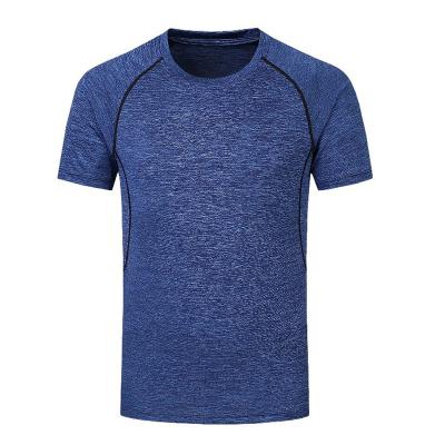 China Anti Shrink Customized Soild Color Sport Gym T Shirt For Men for sale