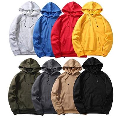 China Sustainable Sports Wear Pullover Terry Hoodie Multi Color Custom Hoodies Men for sale