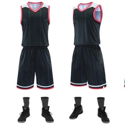 China Breathable Boys Girls Uniform Tank Tops High Quality Sportswear Suit Kids Sports Vest Shorts Set Men's Throwback Basketball Tank Top Set for sale