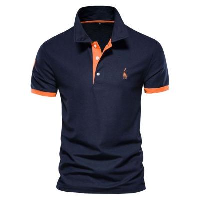 China Custom Luxury Anti-Wrinkle Brand Cotton Plain Embroidered Soft Polo Men Casual Tshirt Polo Cotton Golf Shits for sale