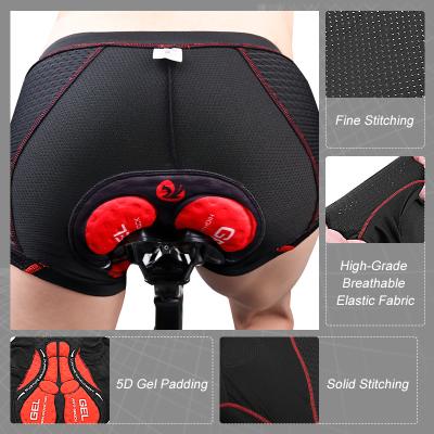 China Dropshipping Breathable Quick Dry Mens MTB Cycling Bib Shorts 3D Padded Bike Underwear Gel For Men for sale