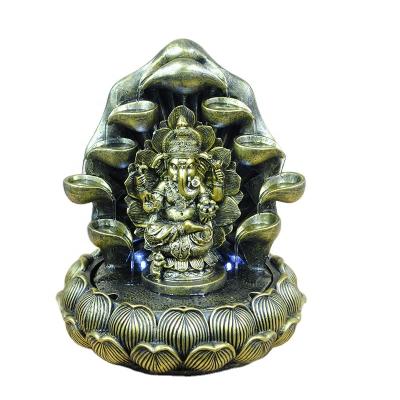 China India Religious God Ornament Fountain Indoor Gifts and Crafts for sale