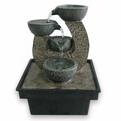 China Europe mini water flow fountain feng shui indoor business promotional items for sale