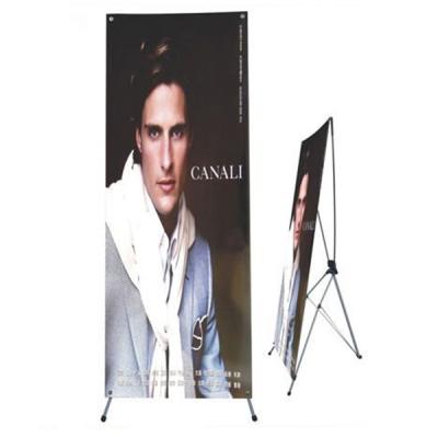 China Advertising Large Economical Display Rack Stand X Display Retractable Banner Stand for sale