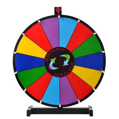 China 24 Inch Professional Fortune Dry Erase Roulette Spinning Wheels For Carnival Games PW-WC for sale