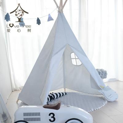 China 2021 Hot Selling Indoor and Outdoor Inflatable Toy Kids Play House Children's Toy Teepee Tetrapole Indian Tent for sale