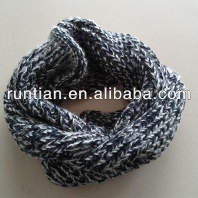 China Plain Knitted Infinity Scarf High Quality Short Neckwarmer for sale