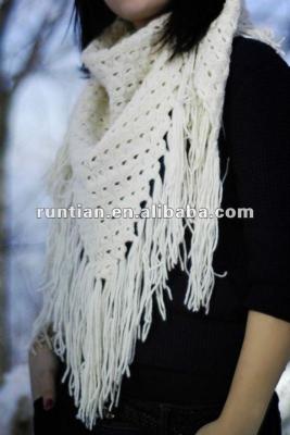 China Elegant and hot 2012 new fashion crochet triangle shawl for sale