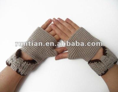 China As Picture Fashionable Women's Handmade Winter Gloves Crochet Mittens for sale