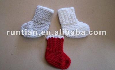 China 2012 New Winter Fashionable Crochet Baby's Booties 100%Acrylic for sale