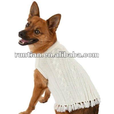 China Sustainable Stylish Cable Knit Dog Poncho Sweater for sale