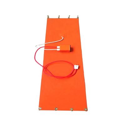 China Silicone Heater For Oil Barrel 180C 230V 1050W 200*900*1.5mm Oil Drum Heater for sale