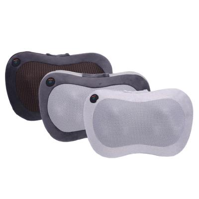 China Electric Heating Body Relaxation Vibrator Shoulder Back Therapy Massage Infrared Kneading Pillow For Shiatsu for sale