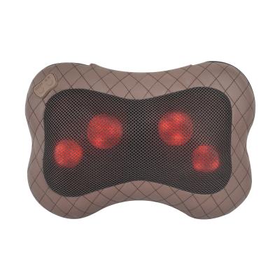 China Good Price Rolling Body Vibration Massage Full Body Infrared Heating Kneading Pillow for sale