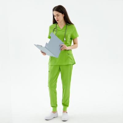 China Home Hospitality Hospitality Uniform Button Anti-wrinkle Front Up Shirt Uniform Logo Short Sleeve Hospital Uniforms à venda