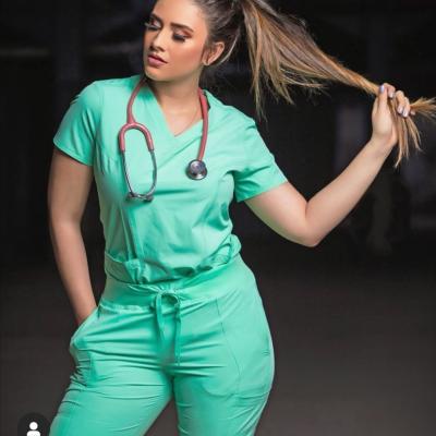 China Wholesale Custom Nurse Uniforms Enfermeriacal Scrub Nursing Medical Scrubs Anti-Wrinkle Scrubs Scrubs en venta