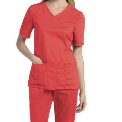 China Wholesale Top+Pant Medical Scrub Vendors Hospital Uniform Scrub Polyester Rayon Spandex Stretch Medico Nursing Scrubs Uniforms en venta