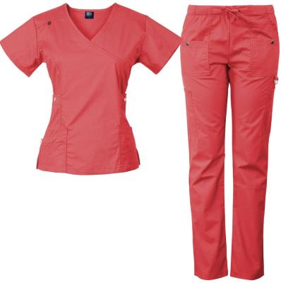 China 2021 Wholesale Fuxin fuyi group designer Anti-wrinkle medical scrubs fashion uniform brand name scrubs nurse costume sets zu verkaufen