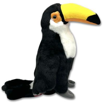 China Toucan Lifelike Plush Toy Toucan Stuffed Toy Soft Australian Bird for sale