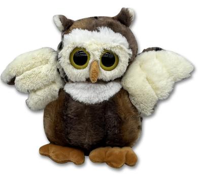 China Owl Lifelike Plush Toy Stuffed Owl Toy Soft Vivid Bird for sale