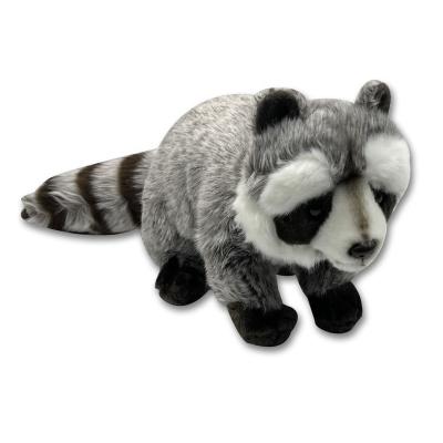 China Racoon Lifelike Plush Toy Racoon Vivid Animal  Stuffed Toy for sale