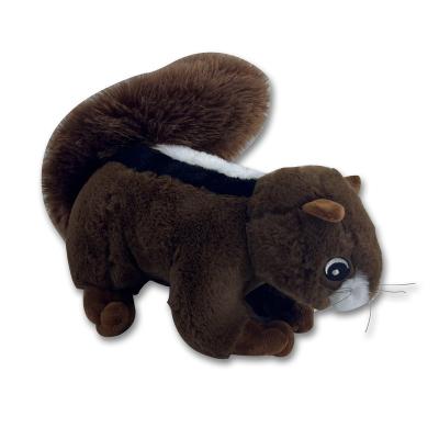 China Squirrel Hot Selling Children Simulation Animals Plush Soft Squirrel Toy Lifelike Squirrel for sale