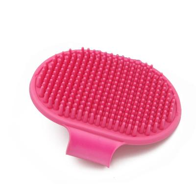 China Sustainable Wholesale price silicone pet brush silicone pet bath brush multifunctional pet shower brush for sale