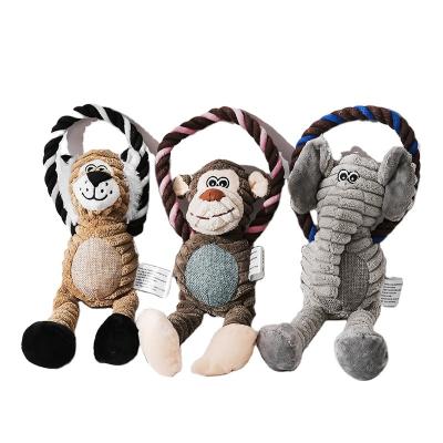 China Sustainable Long life dog chew toys dog plush toys squeak dog chew toy for sale