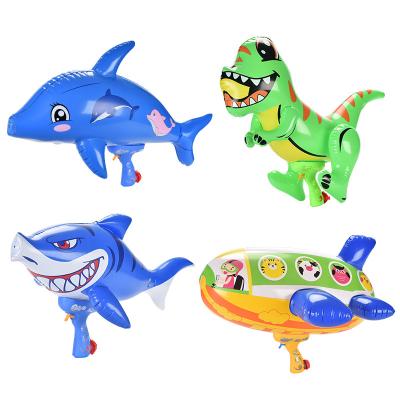 China Water Gun Amazon Animal Shape Dinosaur Inflatable Water Gun for sale