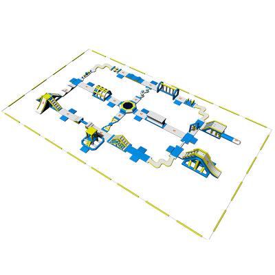 Китай Аквапарк сопротивления воды на открытом воздухе раздувное/плавая аквапарк проектируют продается