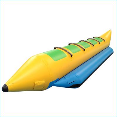 China 0.9mm PVC Tarpaulin Inflatable Towable Banana Boat Tubes For Water Sports for sale