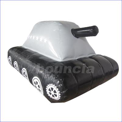 China 0.6mm PVC-Planen-Gewebe-aufblasbarer Militärbehälter für Paintball-Sport zu verkaufen