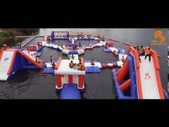 Cambodia Water Games Inflatable Water Park Equipment For Kids and Adults