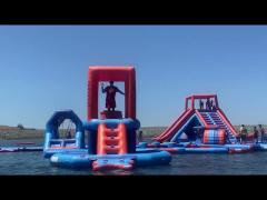 Bouncia Inflatable Water Park in American Park, Floating Water Park Equipment Supplier