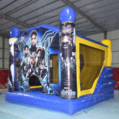 China Event/Inflatable Bouncer Outdoor/Indoor Black Banner Jumping Bouncy Castle Jumper Bounce House for sale