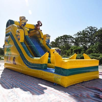 China Party Theme Yellow Water Slide/Factory Outdoor/Indoor Custom Mini Inflatable Monkey For Sale for sale