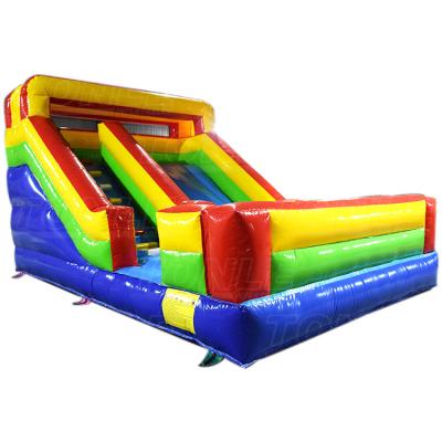 China Custom Inflatable Park/Event/Rainbow/Square etc. mini with dry slide for kids for sale