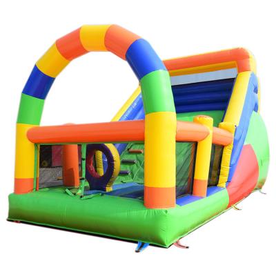 China Party/mini outdoor/indoor chromatic inflatable dry slide for sale for sale